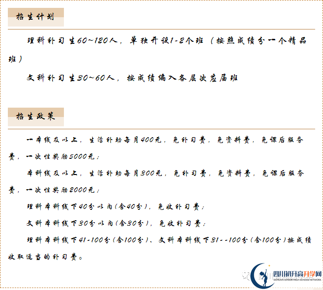 2022年涼山州越西中學(xué)高三招收復(fù)讀生嗎？